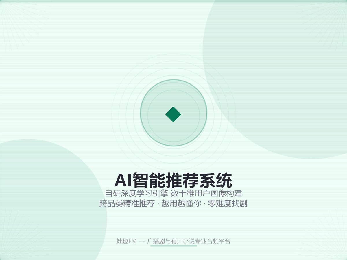 蛙趣FM智能推荐